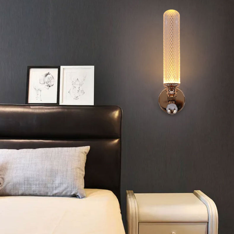 Moderne Akryl Væglampe med Cylindrisk Design Væglamper Tech Butik