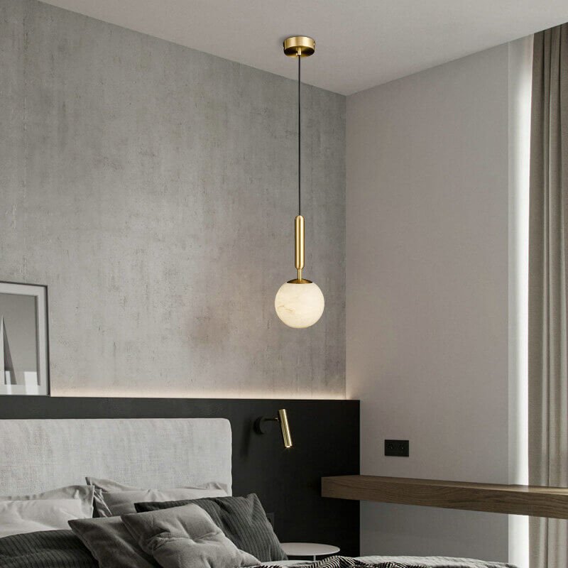 Moderne Alabaster Køkkenø Pendellampe Hængende lampe Tech Butik