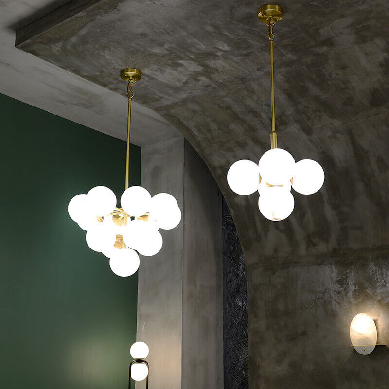 Moderne Alabaster Køkkenø Pendellampe Hængende lampe Tech Butik