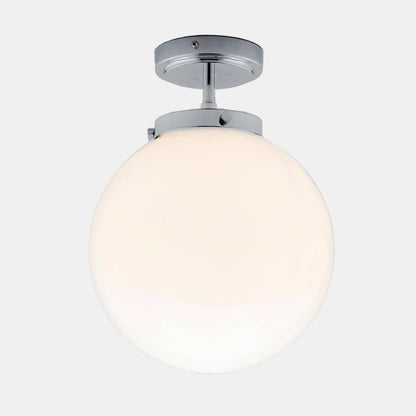 Moderne Badeværelseslampe med Opal Glasbold – Elegant Loftlampe til Bad Loftlampe Tech Butik Krom