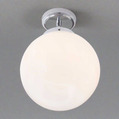 Moderne Badeværelseslampe med Opal Glasbold – Elegant Loftlampe til Bad Loftlampe Tech Butik