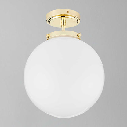 Moderne Badeværelseslampe med Opal Glasbold – Elegant Loftlampe til Bad Loftlampe Tech Butik