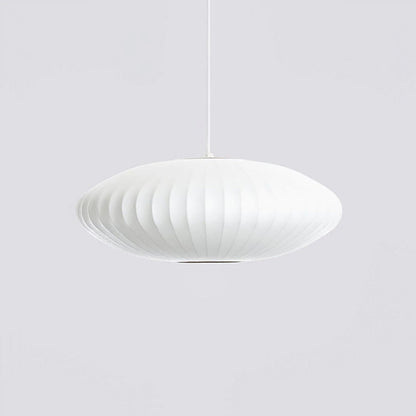 Moderne Bobleformet Loftlampe med Geometrisk Design Hængelampe Tech Butik Model A ∅ 60 cm x H 26 cm Hvid