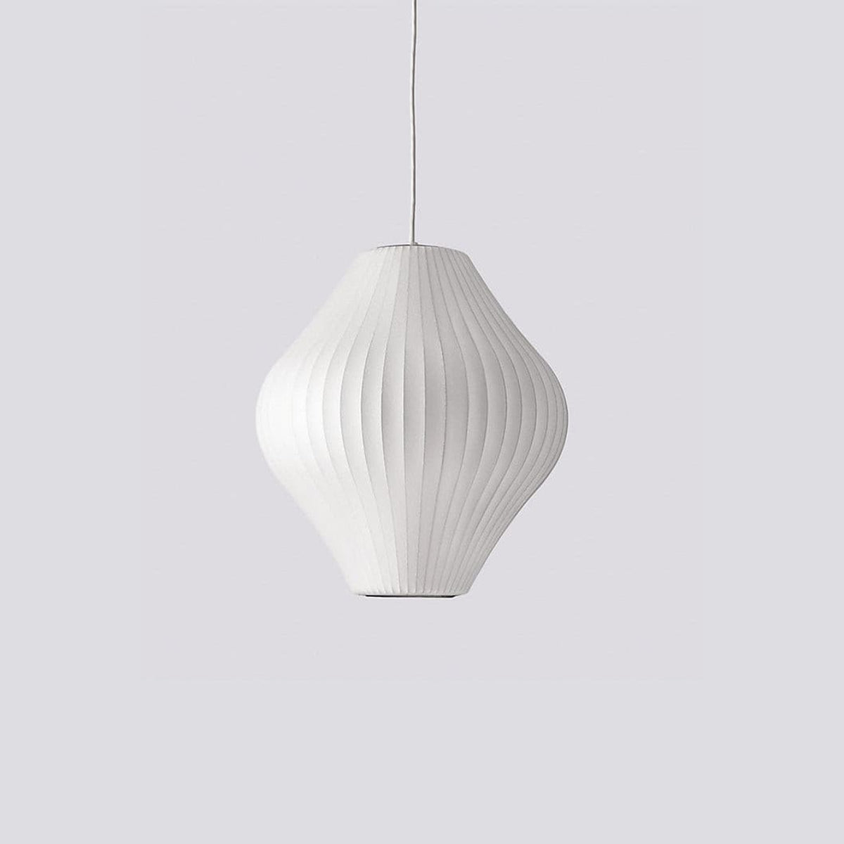 Moderne Bobleformet Loftlampe med Geometrisk Design Hængelampe Tech Butik Model C ∅ 30 cm x H 30 cm Hvid