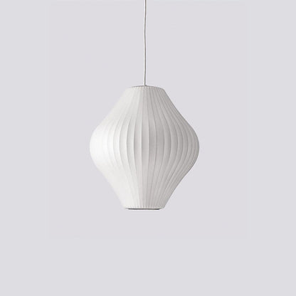 Moderne Bobleformet Loftlampe med Geometrisk Design Hængelampe Tech Butik Model C ∅ 30 cm x H 30 cm Hvid