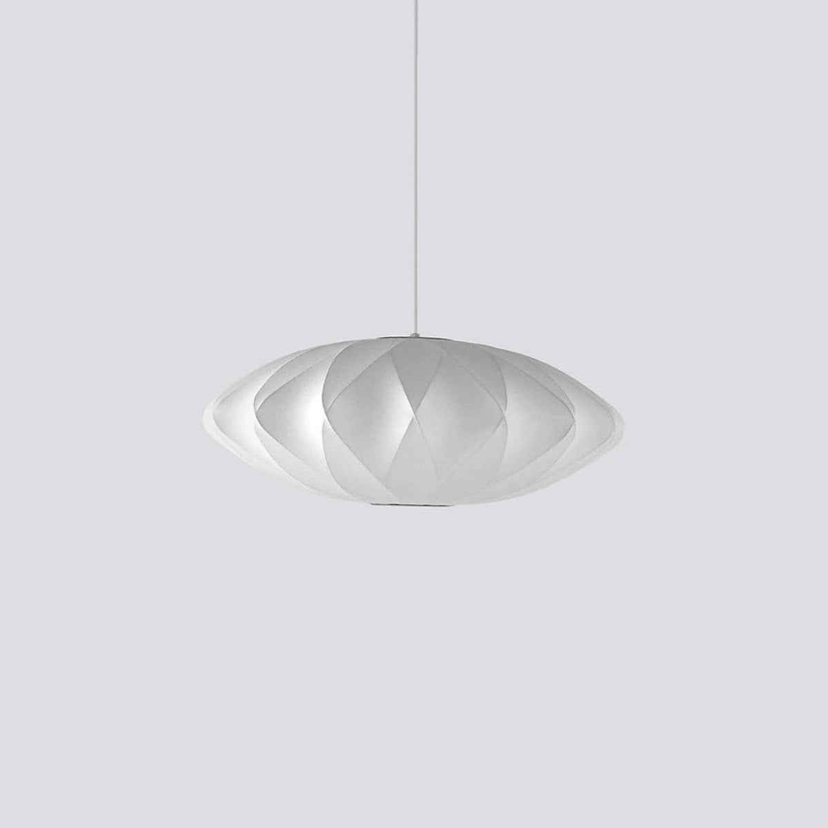 Moderne Bobleformet Loftlampe med Geometrisk Design Hængelampe Tech Butik Model B ∅ 40 cm x H 22 cm Hvid