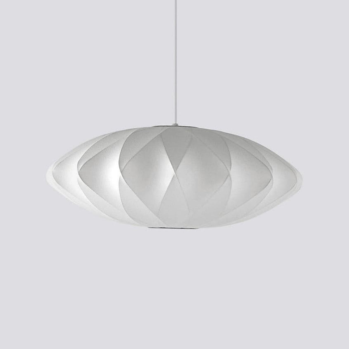 Moderne Bobleformet Loftlampe med Geometrisk Design Hængelampe Tech Butik Model B ∅ 70 cm x H 30 cm Hvid
