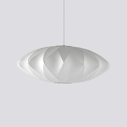 Moderne Bobleformet Loftlampe med Geometrisk Design Hængelampe Tech Butik Model B ∅ 70 cm x H 30 cm Hvid