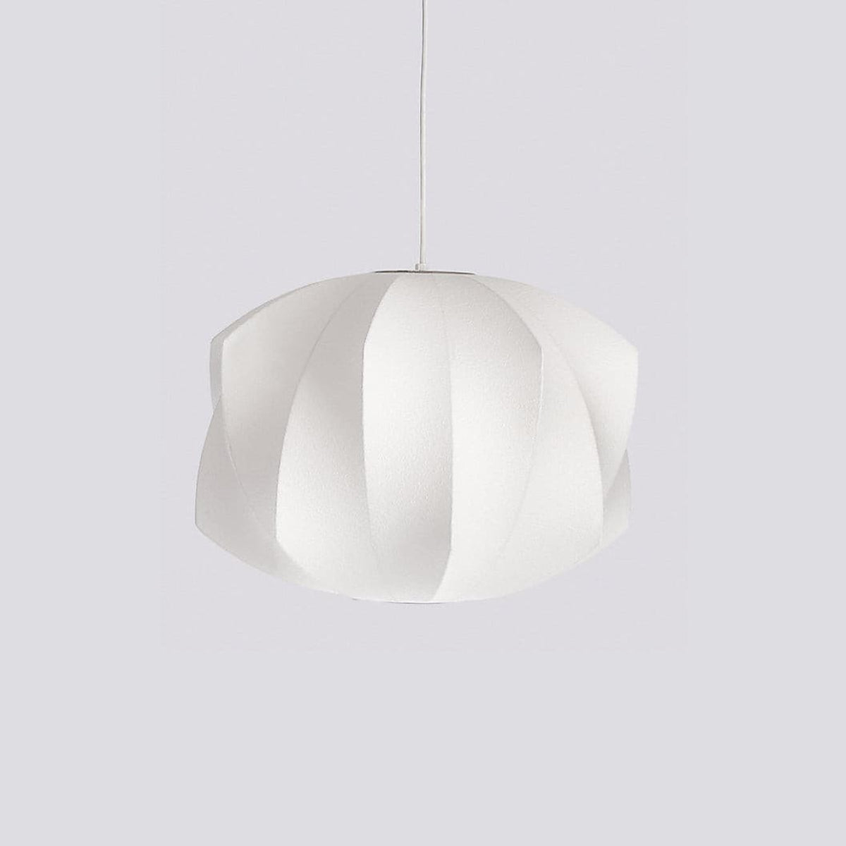 Moderne Bobleformet Loftlampe med Geometrisk Design Hængelampe Tech Butik Model F ∅ 45 cm x H 37 cm Hvid