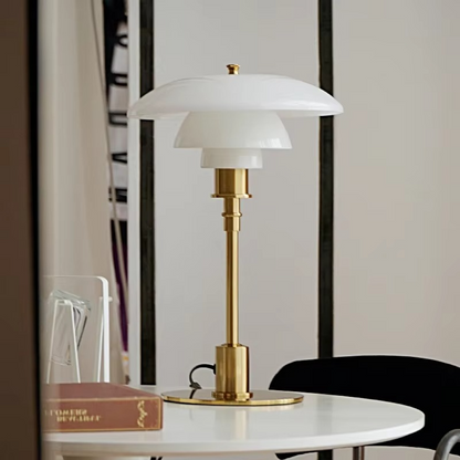 Moderne Bordlampe med Blødt Stemningslys Bordlampe Tech Butik Hvid Guld