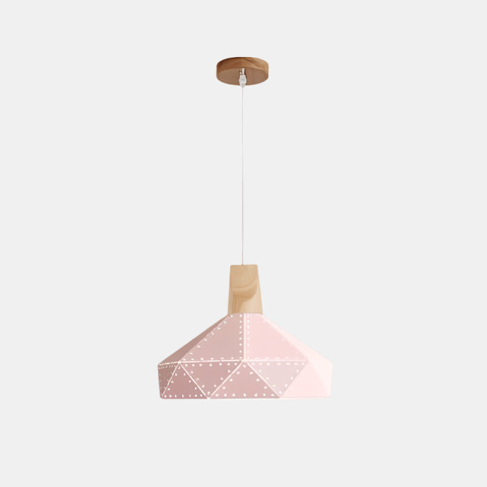 Moderne Geometrisk Pendellampe med Diamantmønster