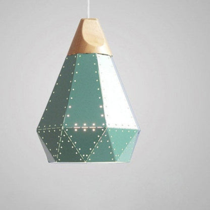 Moderne Geometrisk Pendellampe med Diamantmønster Hængelamper Tech Butik