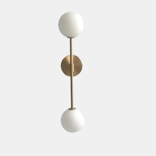 Moderne Glas Kugle LED Væglampe til Soveværelser og Stuer Væglamper Tech Butik Guld Varm hvid