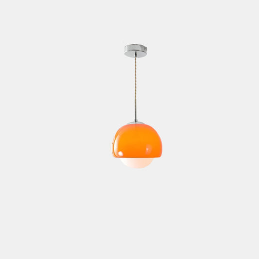 Moderne Glaspendellampe til Stilfulde Indendørsrum Hængelamper Tech Butik Orange