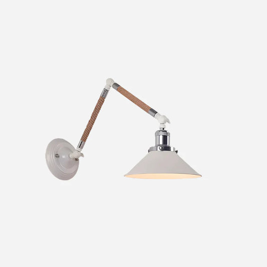 Moderne Glow Justerbar Væglampe Lamp Tech Butik Hvid 18CM