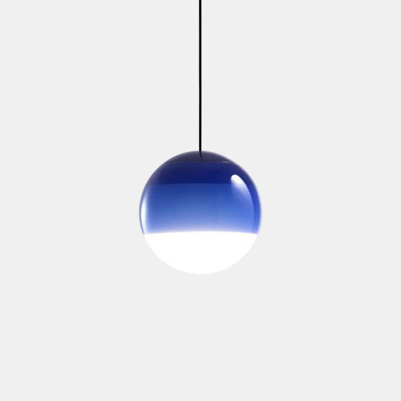 Moderne Gradient Farvependellampe til Nutidige Interiører Pendellampe Tech Butik Blå Diameter 15cm Varmt lys (2700K-3500K)
