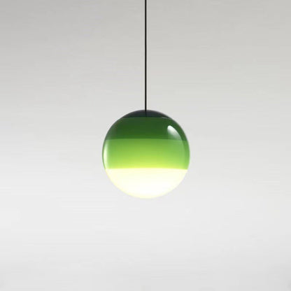 Moderne Gradient Farvependellampe til Nutidige Interiører Pendellampe Tech Butik Grøn Diameter 15cm Varmt lys (2700K-3500K)