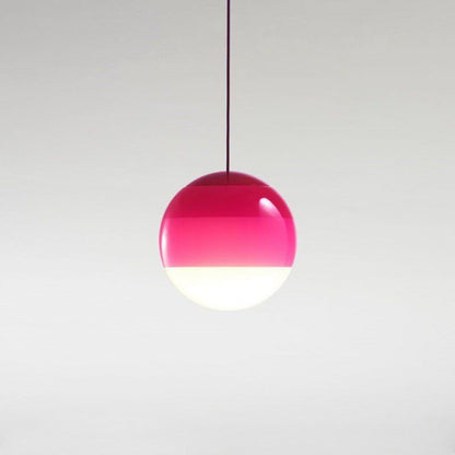 Moderne Gradient Farvependellampe til Nutidige Interiører Pendellampe Tech Butik Pink Diameter 15cm Varmt lys (2700K-3500K)