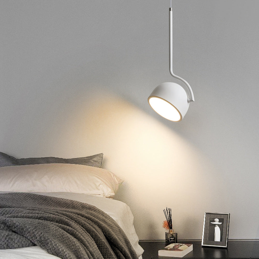 Moderne Hængende LED-lampe til Sengekomfort Hængelamper Tech Butik Hvid Varmt lys