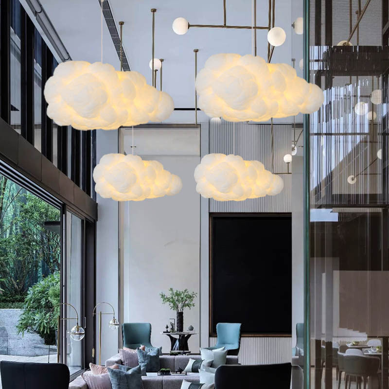 Moderne Hængende Lampe i Hvid – Elegant Belysning til Soveværelse Belysning Tech Butik