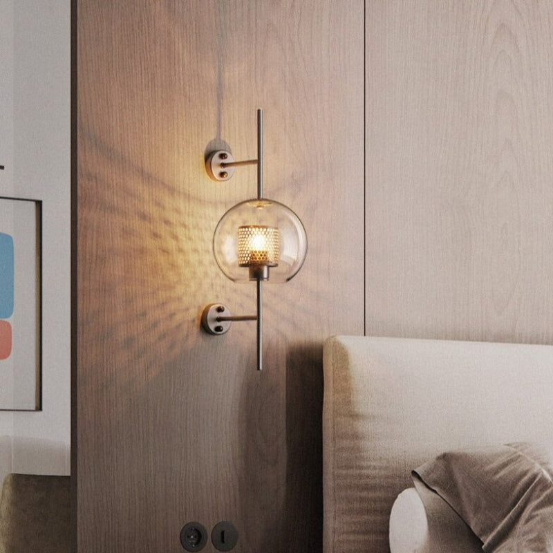 Moderne Honningkage Glas Væglampe Væglampe Tech Butik