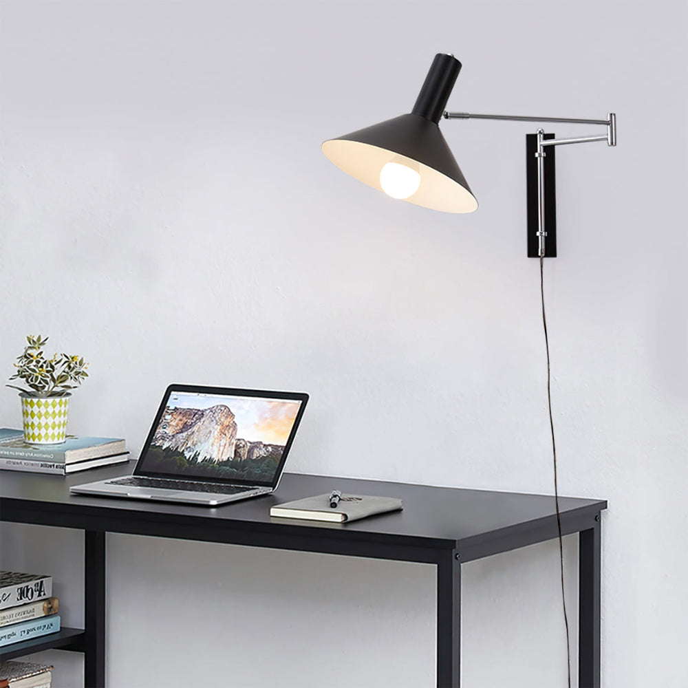 Moderne Justerbar Væglampe i Minimalistisk Design Væglampe Tech Butik