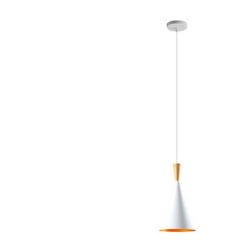 Moderne Kunstnerisk Aluminiumspendel Hængelamper Tech Butik Hvid B Hvidt lys