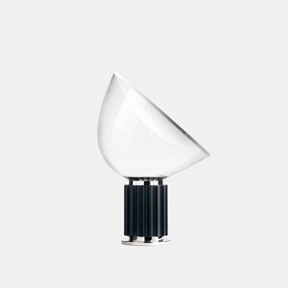 Moderne Kunstnerisk Bordlampe med Justerbar Glasdiffuser Bordlampe Tech Butik Sort Dia 37.3cm x H 48.5cm
