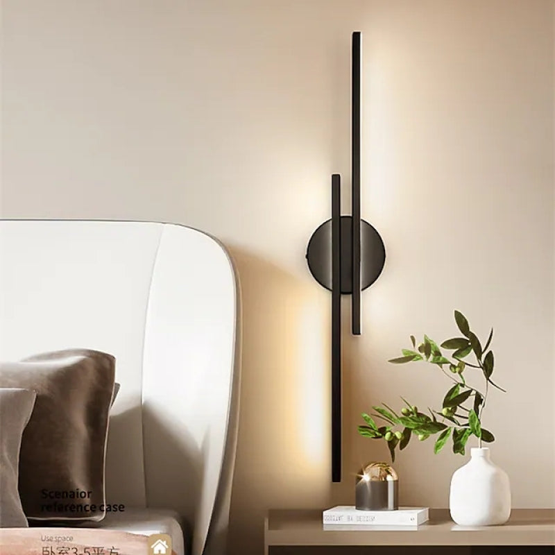 Moderne LED-væglampe i dobbeltlinjedesign Væglampe Tech Butik