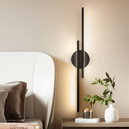 Moderne LED-væglampe i dobbeltlinjedesign Væglampe Tech Butik