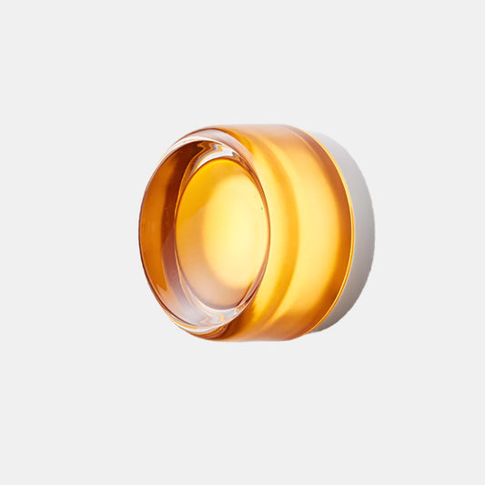 Moderne LED-væglampe i glas til elegante interiører Væglampe Tech Butik Amber Varmt lys