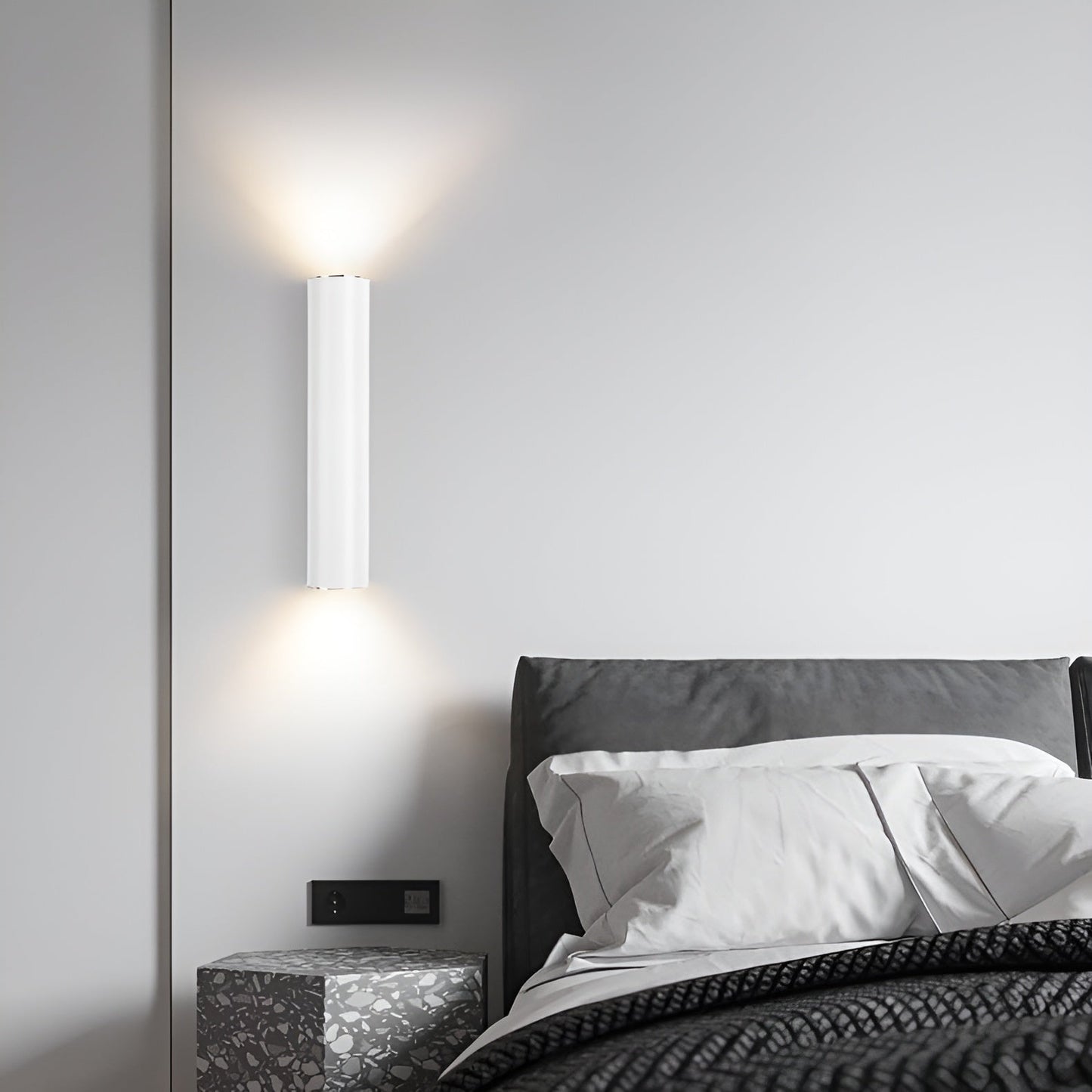 Moderne LED-væglampe med dobbelt lysretning til stemningsbelysning Væglamper Tech Butik 20cm Hvid Varmt lys