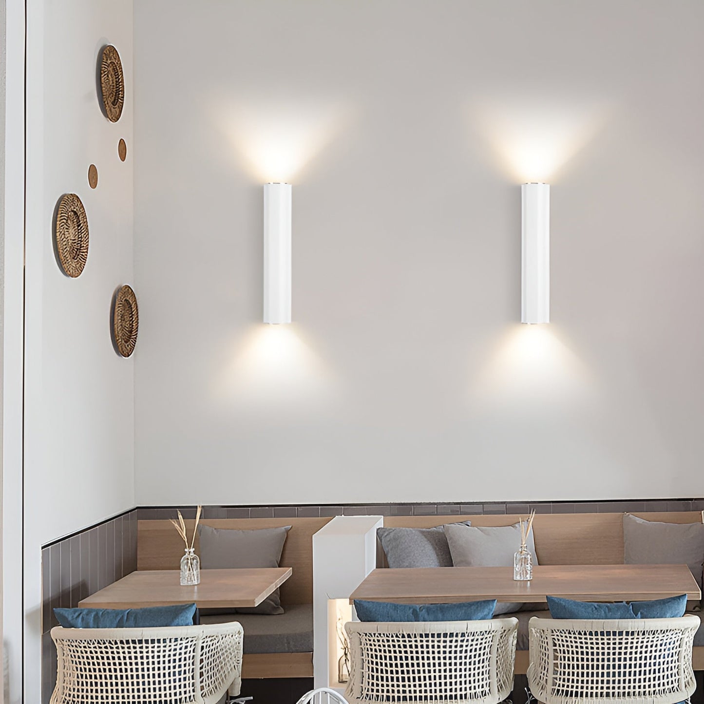 Moderne LED-væglampe med dobbelt lysretning til stemningsbelysning Væglamper Tech Butik
