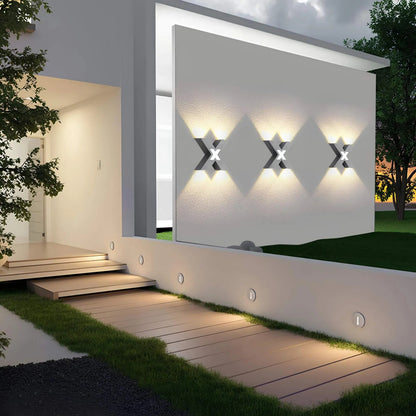 Moderne LED-væglampe til indendørs og udendørs brug Væglamper Tech Butik