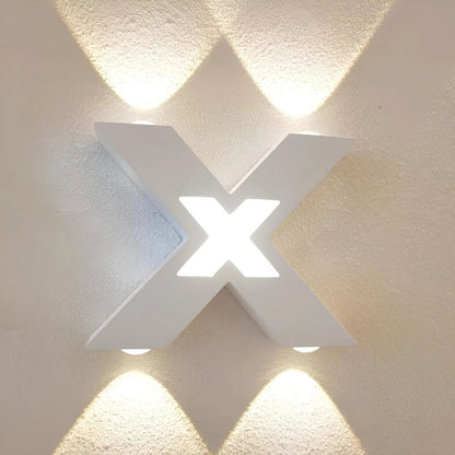 Moderne LED-væglampe til indendørs og udendørs brug Væglamper Tech Butik Hvid