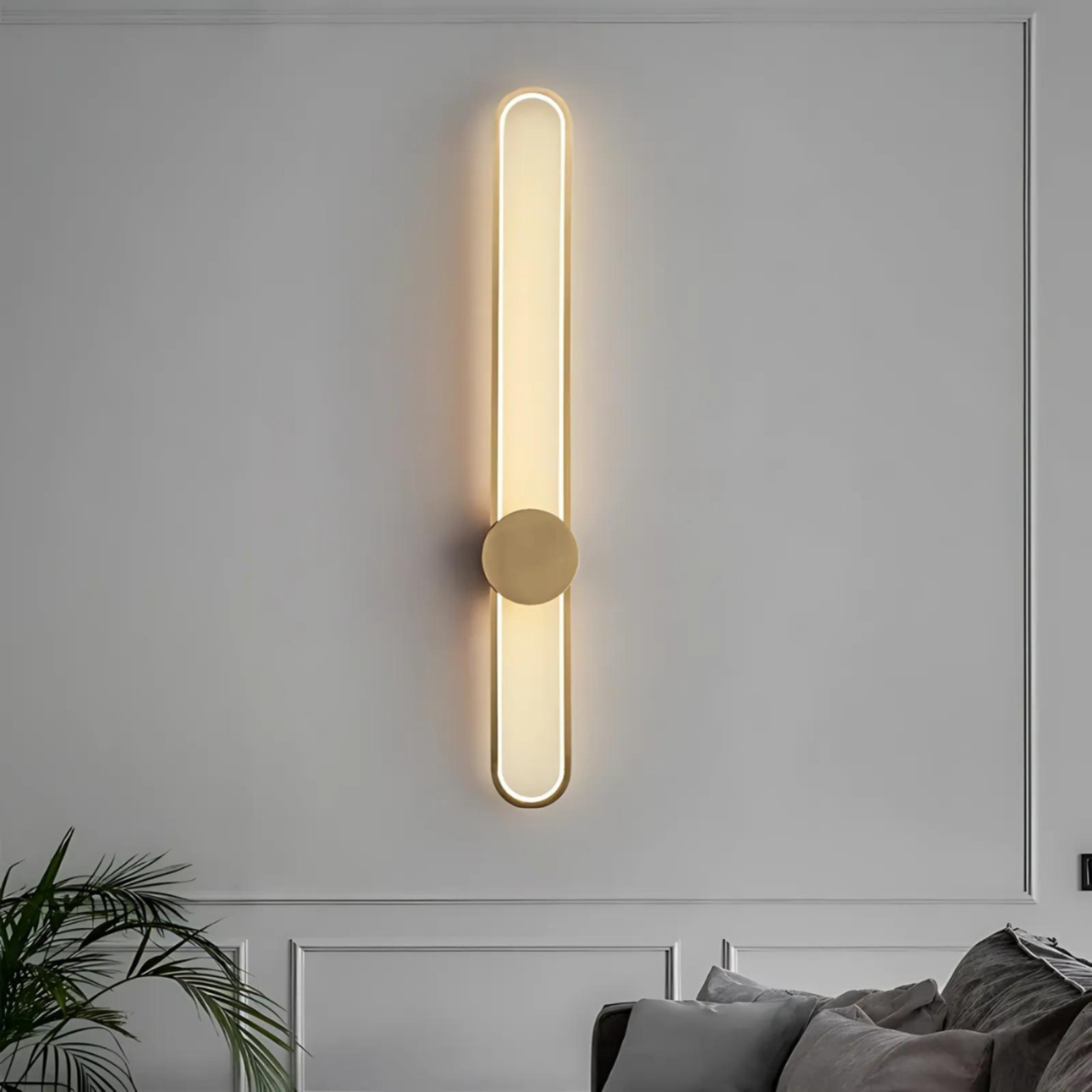Moderne LED-væglampe til nutidens hjem Væglamper Tech Butik Guld 60cm
