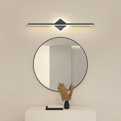 Moderne LED-væglampe til soveværelse, badeværelse og stue Væglamper Tech Butik Sort Firkantet 40 CM
