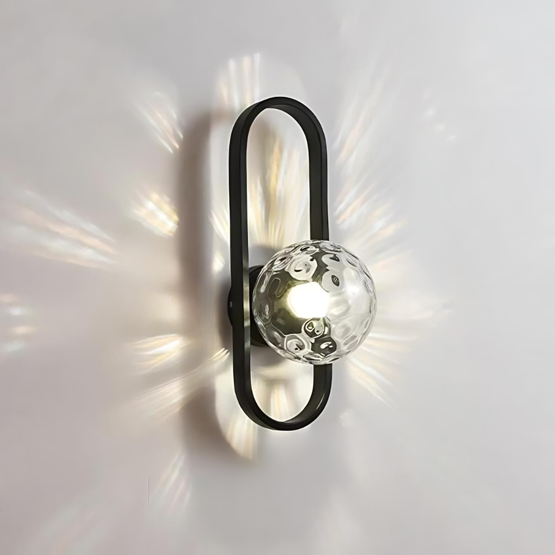 Moderne LED-væglampe til soveværelse, stue og gangarealer Væglamper Tech Butik Sort-B Naturhvid