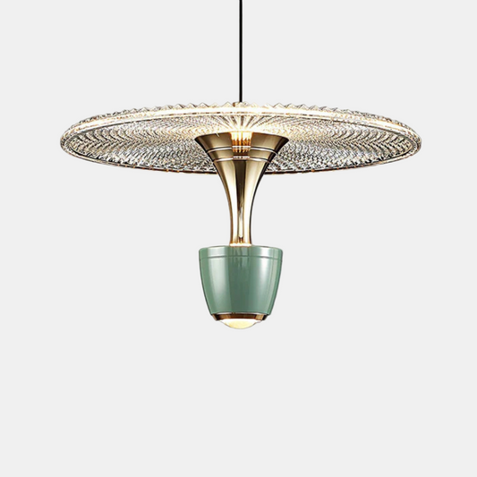 Moderne LED Pendellampe til Spise- og Opholdsrum Pendellampe Tech Butik Grøn Varm hvid