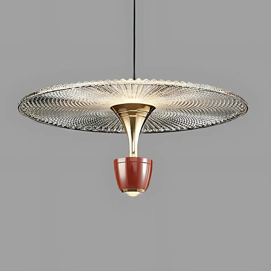 Moderne LED Pendellampe til Spise- og Opholdsrum Pendellampe Tech Butik Rød Varm hvid