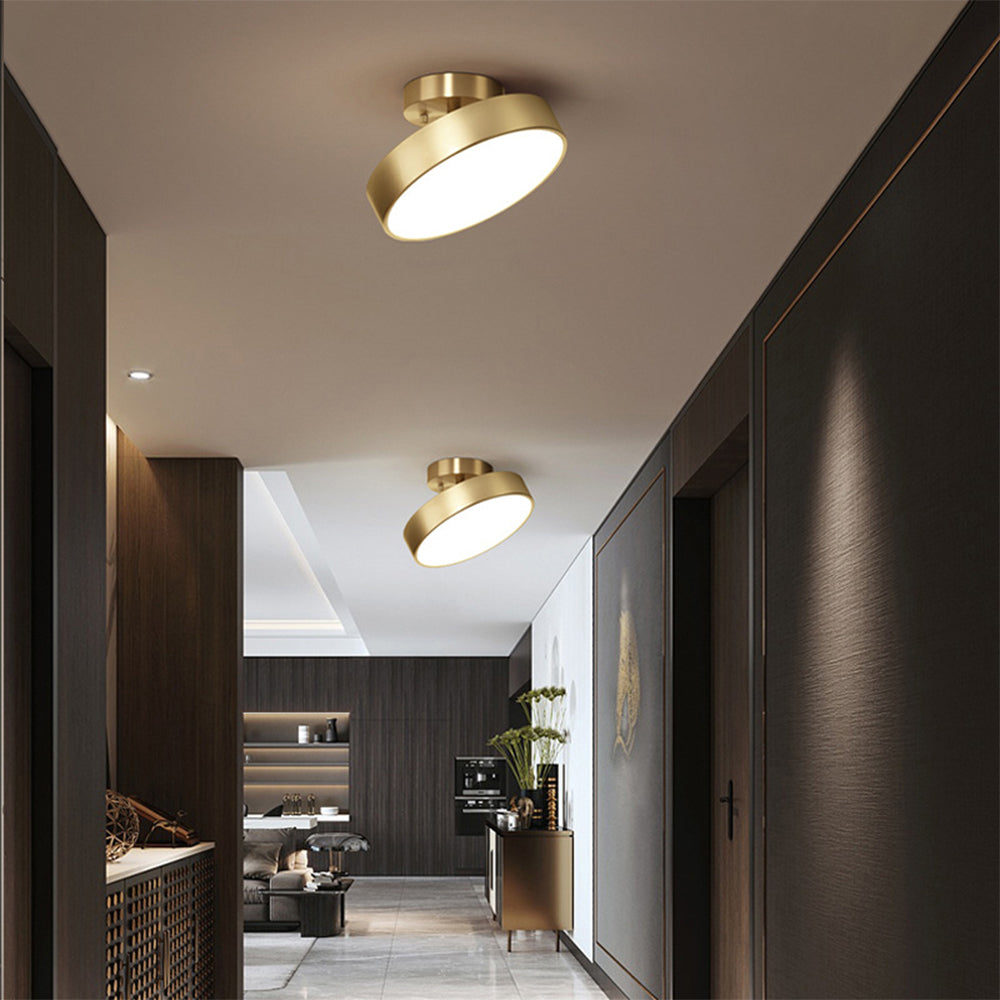 Moderne LED Loftlampe i Semi Flush Design Loftlamper Tech Butik