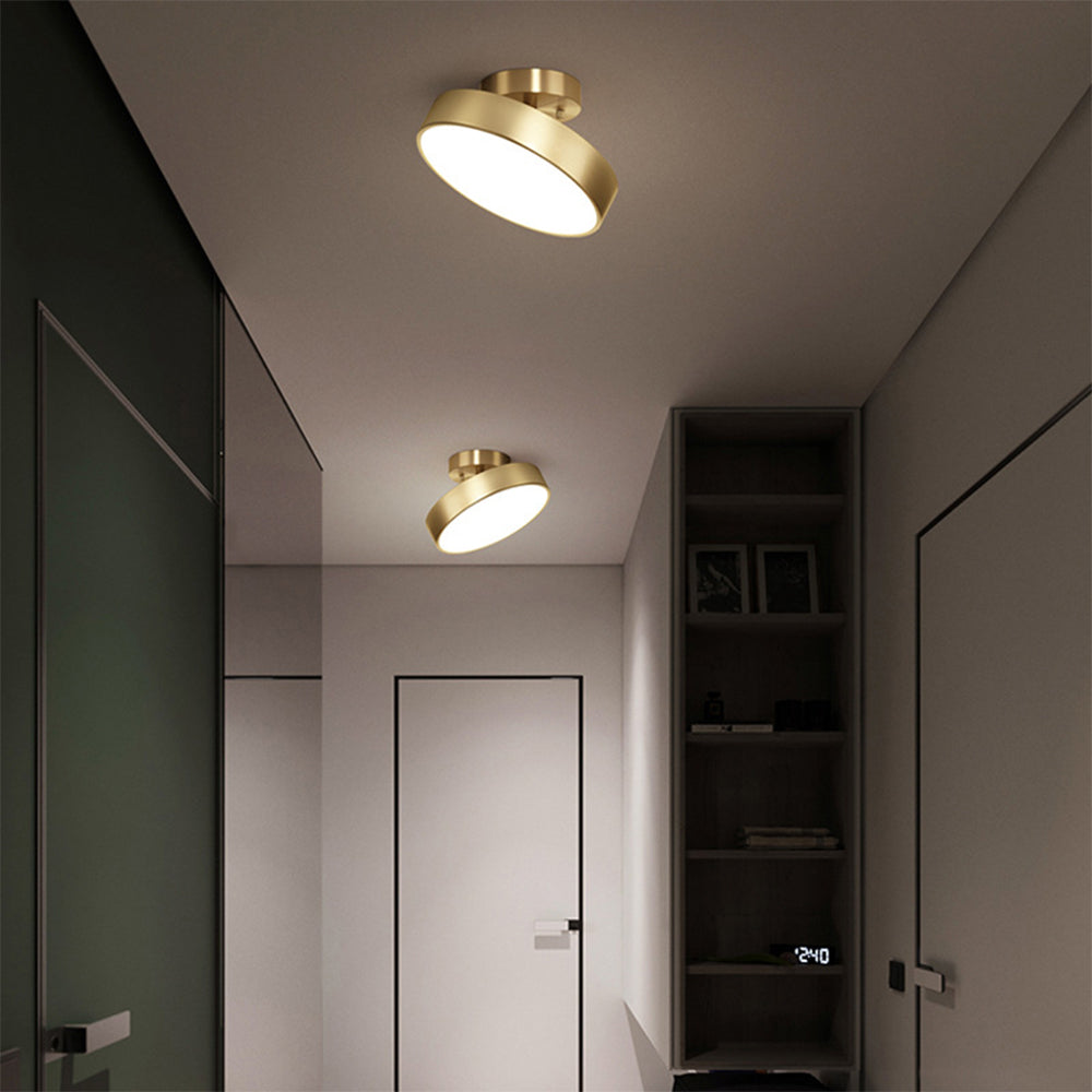 Moderne LED Loftlampe i Semi Flush Design Loftlamper Tech Butik