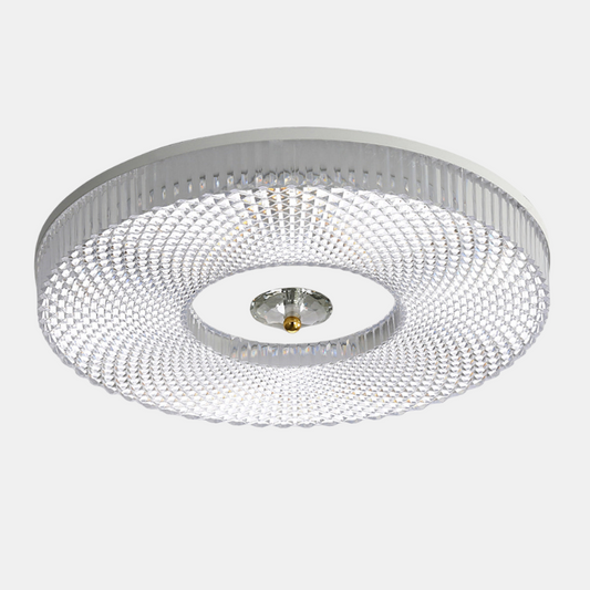 Moderne LED Loftlampe til Elegant Indretning Loftslampe Tech Butik Dia 40cm x H 7cm Hvid Varmt lys