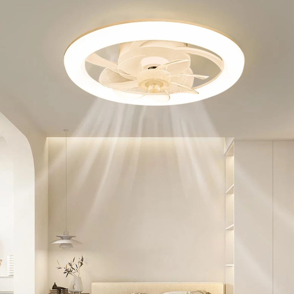 Moderne LED Loftventilator til Elegant Lys og Luftcirkulation loftsventilator Lampe Tech Butik
