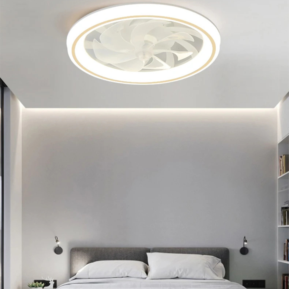 Moderne LED Loftventilator til Elegant Lys og Luftcirkulation loftsventilator Lampe Tech Butik