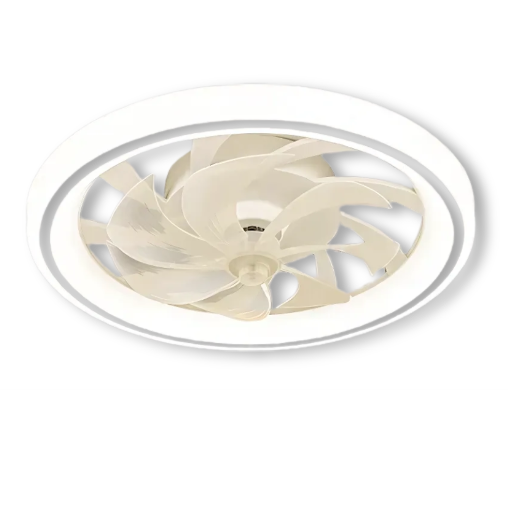 Moderne LED Loftventilator til Elegant Lys og Luftcirkulation loftsventilator Lampe Tech Butik Grå