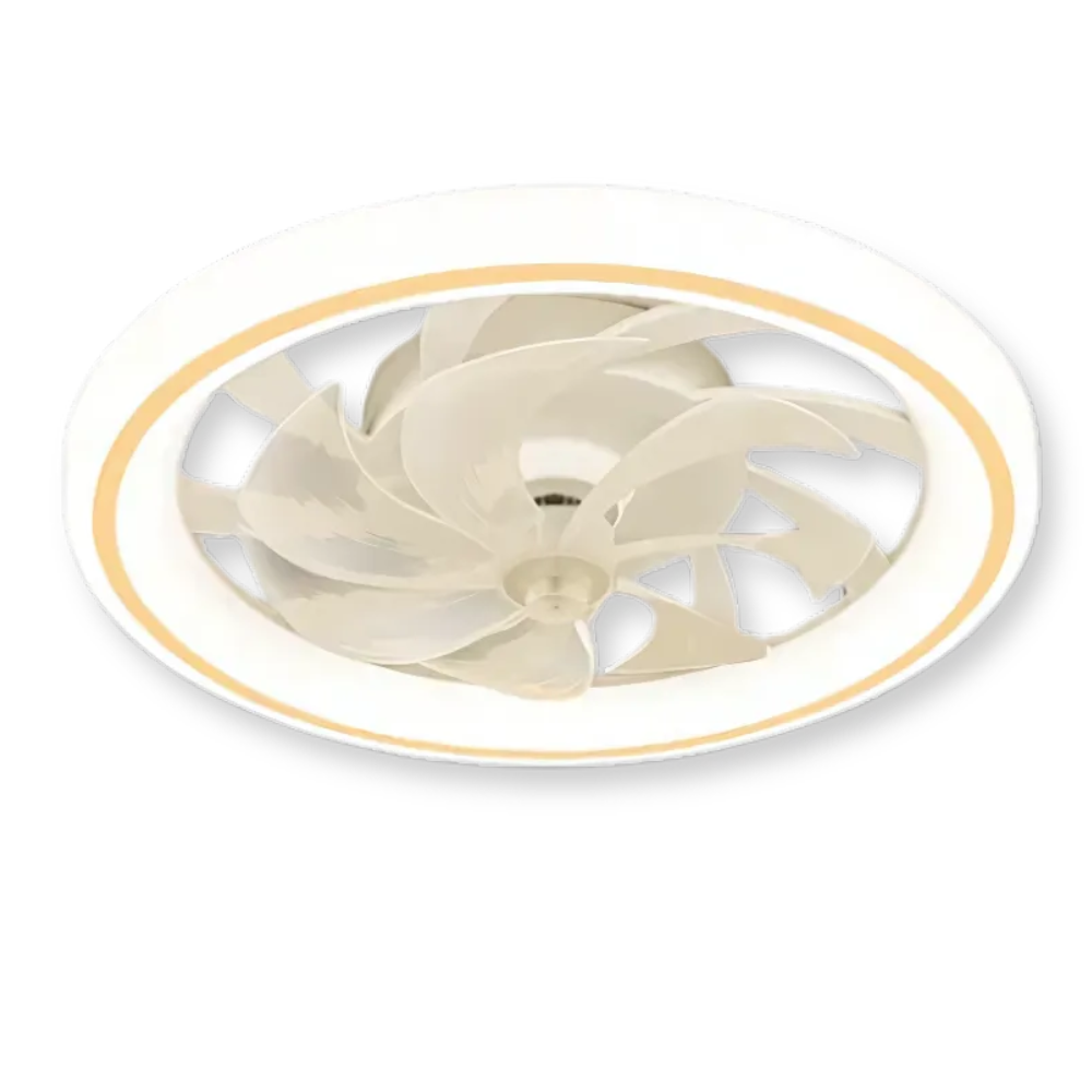 Moderne LED Loftventilator til Elegant Lys og Luftcirkulation loftsventilator Lampe Tech Butik Guld