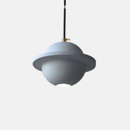 Moderne LED Pendel med Planetformet Design Hængelamper Tech Butik A-Cementfarve
