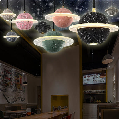 Moderne LED Pendel med Planetformet Design Hængelamper Tech Butik