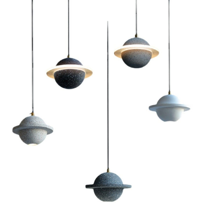 Moderne LED Pendel med Planetformet Design Hængelamper Tech Butik